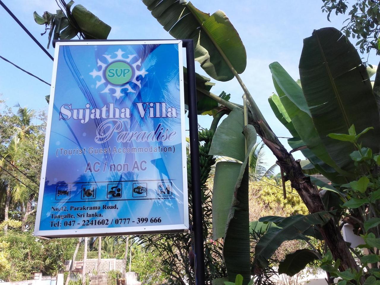 Sujatha Villa Paradise Tangalle Eksteriør billede